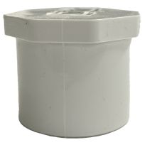 PVC Pipe Plug, Schedule 40, 1-1/4 IN Male Spigot, 435634