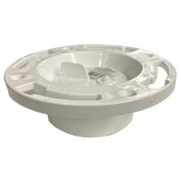 PVC Spigot Fit Closet Flange with Plastic Ring, 3 IN, 43585