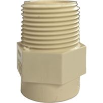 CPVC Male Pipe Adapter, Schedule 40, 3/4 IN Slip x 3/4 IN MPT, T00070D