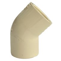 CPVC 45 Degree Pipe Elbow, Schedule 40, 3/4 IN Slip, T00090D