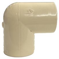 CPVC 90 Degree Pipe Elbow, Schedule 40, 3/4 IN Slip, T00110D