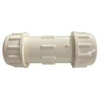 PVC Compression Coupling, 1-1/4 IN, 160-106/P600U