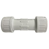 PVC Compression Coupling, 3/4 IN, 160-104