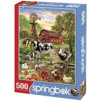 springbok® Barnyard Animals Jigsaw Puzzle, 500 Piece, 33-01599