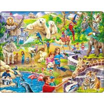LARSEN® Zoo Animals Children's Jigsaw Puzzle, 48 Piece, 41-07003