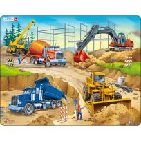 LARSEN® Construction Children's Jigsaw Puzzle, 30 Piece, 41-07045