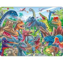 LARSEN® Happy Dino Children's Educational Jigsaw Puzzle, 43 Piece, 41-07912