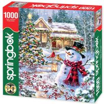 springbok® Cottage in the Snow Jigsaw Puzzle, 1,000 Piece, 34-11162