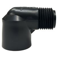PVC 90 Degree Street Pipe Elbow, Schedule 40, 3/4 IN MPT x 3/4 IN FPT, 435553