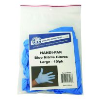 Agri-Pro Enterprises Handi-Pak Nitrile Gloves, 10-Pack, 277913, Blue, Large
