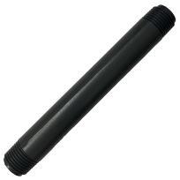 PVC Pipe Nipple, Schedule 80, 1-1/4 IN MPT x 4 IN, P-114-4