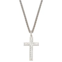 Montana Silversmiths Silver Engraved Cross Necklace, NC61627