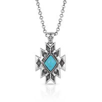 Montana Silversmiths Turquoise Star Pendant Necklace, NC5036
