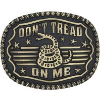 Montana Silversmiths Gadsden Snake Heritage Attitude Buckle, A902