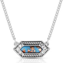 Montana Silversmiths Miner's Cobalt Turquoise Necklace, NC5190