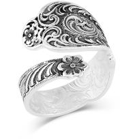 Montana Silversmiths Heirloom Treasure Spoon Open Ring, RG5069