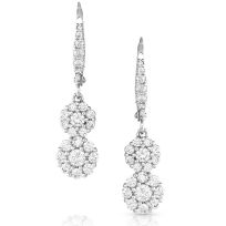 Montana Silversmiths Double Pirouette Crystal Earrings, ER5355