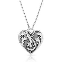 Montana Silversmiths Ace of Hearts Necklace, NC4880