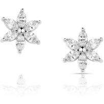 Montana Silversmiths Floral Cheer Crystal Earrings, ER5851