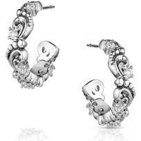 Montana Silversmiths Windblown Elegance Crystal Earrings, ER5862