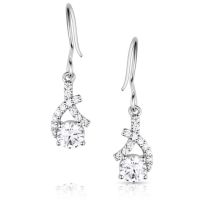 Montana Silversmiths Hugs & Kisses Crystal Earrings, ER5960