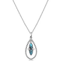 Montana Silversmiths Moonlit Ocean Turquoise Necklace, NC5956