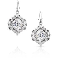 Montana Silversmiths Refined Light Crystal Earrings, ER6037