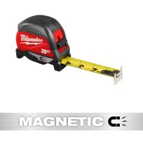 Milwaukee Tool Magnetic Tape Measure, 48-22-1025M, 25 FT