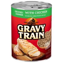 Gravy Train Meaty Ground Dinner With Chicken Wet Cat Food, 83316, 13.2 OZ Can