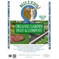MILLER'S Organic Compost & Garden Peat, 140, 1 CU FT