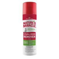NATURE'S MIRACLE® Foam Aerosol Cat Stain and Odor Remover, P-68341, 17.5 OZ