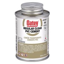 Oatey® Regular Clear PVC Cement, 31012, 4 OZ