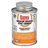 Oatey® Medium Orange CPVC Cement, 31128, 4 OZ