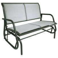 LIVINGSCAPE™ 2-Seat Outdoor Gliding Bench, LS6-006