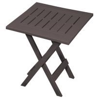 Gracious Living Folding Side Table, 14168-6PDQ, Earth