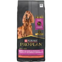 PURINA® PRO PLAN® Sensitive Skin and Stomach Dog Food Dry, Adult Salmon & Rice Formula, Digestive Health, 200-169-15, 40 LB Bag