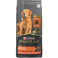 PURINA® PRO PLAN® Complete Essentials Shredded Blend Salmon & Rice Dog Food Dry Formula with Probiotics for, 198-608-15, 33 LB Bag
