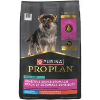 PURINA® PRO PLAN® Sensitive Skin & Stomach Large Breed Puppy Food, Salmon & Rice Formula, 200-076-15, 24 LB Bag