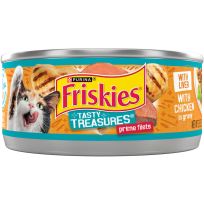 PURINA® Friskies® Tasty Treasures with Chicken in Gravy (with Liver), 199-529-15, 5.5 OZ Can