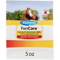 Farnam FenCare Safe-Guard (fenbendazole) 1.96% TYPE B Medicated Feed Equine Dewormer, 100532874, 5 OZ