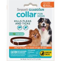 Sergeants Guardian Flea & Tick Collar for Dogs, 1-Count, 00126