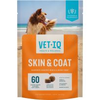 VET*IQ® Skin & Coat Dog Chew, 60-Count, 00141