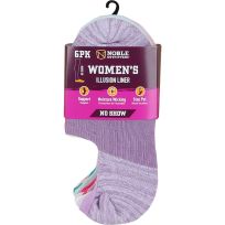 NOBLE OUTFITTERS™ Women's Illusion Invisible Liner Sock, Multi-Color 6-Pack