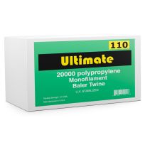 ULTIMATE Polypropylene Monoflament Baler Twine, 110K, 2-Pack, FAP0059V074, Blue, 20000 FT