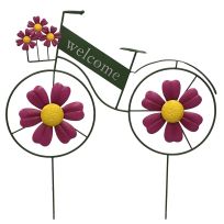 Backyard Expressions Metal Welcome Bike Stake, 911926