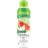 TROPICLEAN® Watermelon Refreshing 2-in-1 Shampoo and Conditioner, TRWASH20Z, 20 OZ