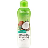 TROPICLEAN® Oatmeal & Tea Tree Medicated Itch Relief Shampoo for Pets, TRTTSH20Z, 20 OZ