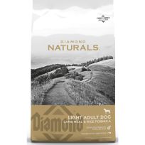 Diamond Naturals® Light Lamb Meal & Rice Food For Adult Dog, 413-062-15, 30 LB Bag