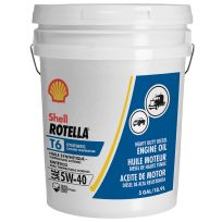 Shell ROTELLA® T6 Synthetic Extreme Temperature, SAE 5W-40, 550046217, 5 Gallon