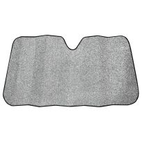 PLASTICOLOR WeatherPro White Ice Glitter Accordion Sunshade, 003906R01